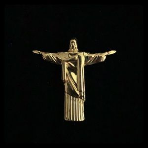 18k gold plated sterling silver pendent